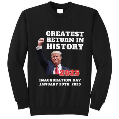 We Won Trump Greatest Return In History Get Over It Return Tall Sweatshirt