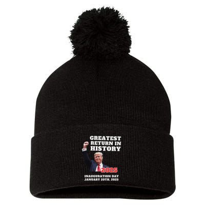 We Won Trump Greatest Return In History Get Over It Return Pom Pom 12in Knit Beanie