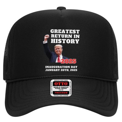 We Won Trump Greatest Return In History Get Over It Return Trucker Hat