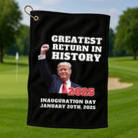 We Won Trump Greatest Return In History Get Over It Return Golf Towel