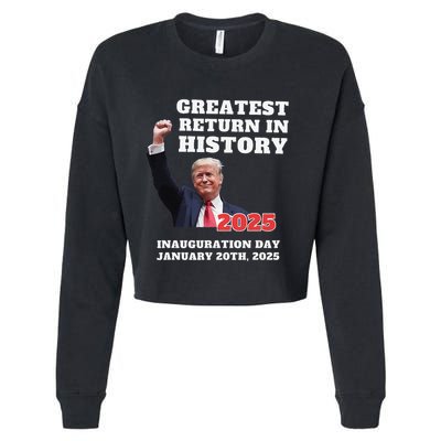We Won Trump Greatest Return In History Get Over It Return Cropped Pullover Crew