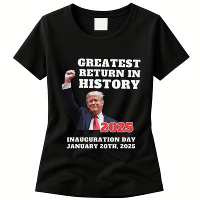 We Won Trump Greatest Return In History Get Over It Return Womens T-Shirt