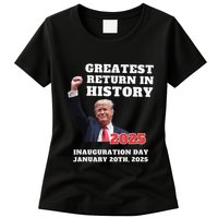 We Won Trump Greatest Return In History Get Over It Return Womens T-Shirt