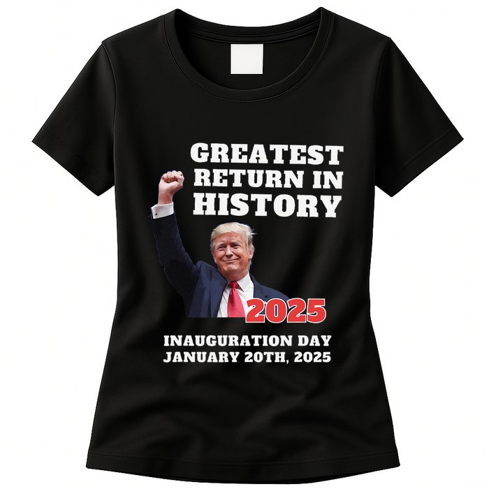 We Won Trump Greatest Return In History Get Over It Return Womens T-Shirt