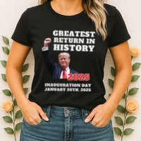 We Won Trump Greatest Return In History Get Over It Return Womens T-Shirt
