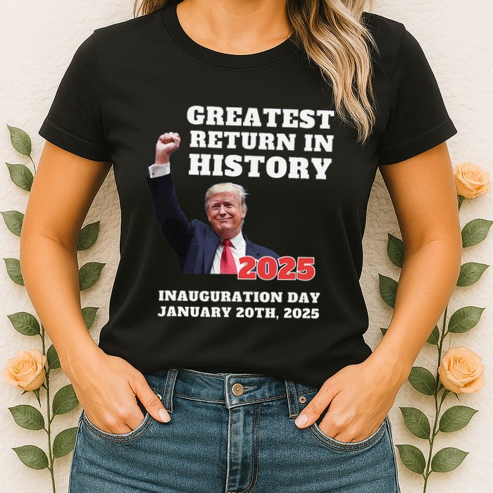 We Won Trump Greatest Return In History Get Over It Return Womens T-Shirt