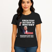 We Won Trump Greatest Return In History Get Over It Return Womens T-Shirt