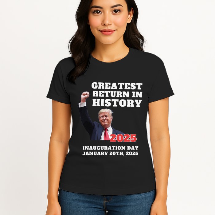 We Won Trump Greatest Return In History Get Over It Return Womens T-Shirt