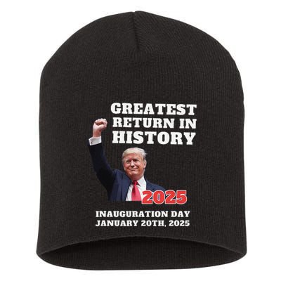 We Won Trump Greatest Return In History Get Over It Return Short Acrylic Beanie