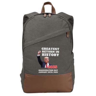 We Won Trump Greatest Return In History Get Over It Return Cotton Canvas Backpack