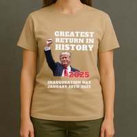 We Won Trump Greatest Return In History Get Over It Return T-Shirt