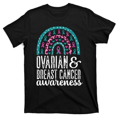 We Wear Teal Ovarian Cancer Awareness Month T-Shirt