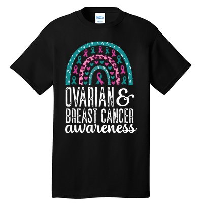 We Wear Teal Ovarian Cancer Awareness Month Tall T-Shirt