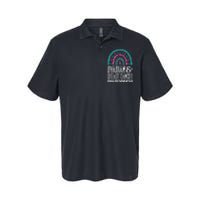 We Wear Teal Ovarian Cancer Awareness Month Softstyle Adult Sport Polo