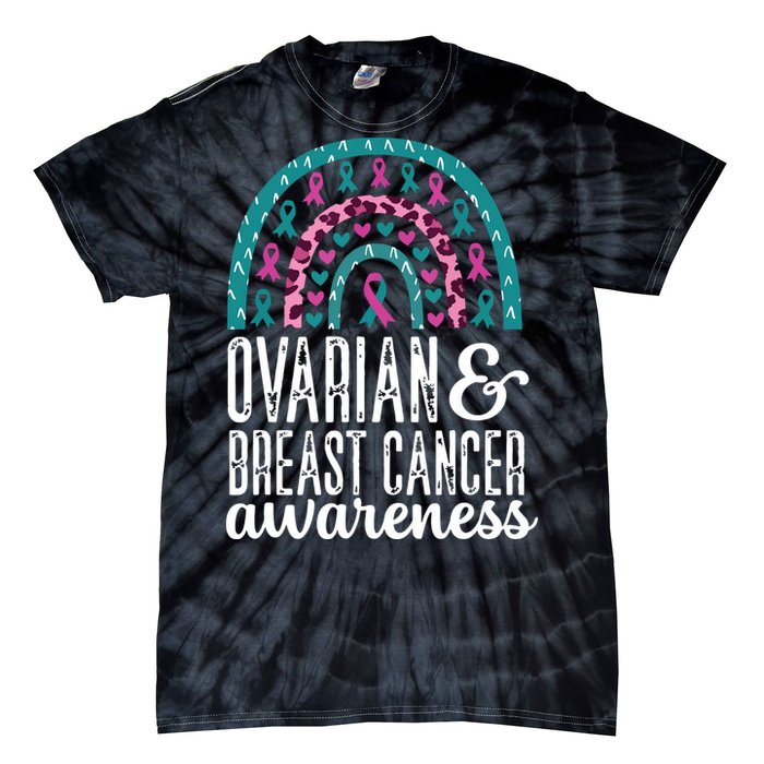 We Wear Teal Ovarian Cancer Awareness Month Tie-Dye T-Shirt