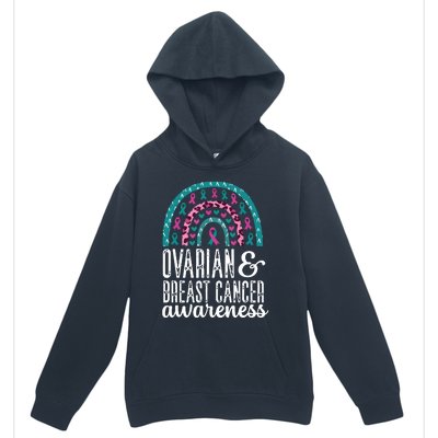 We Wear Teal Ovarian Cancer Awareness Month Urban Pullover Hoodie