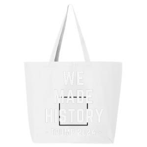 We Won Trump We Made History Garbage Victory Celebration 25L Jumbo Tote