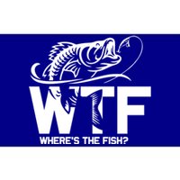 Wtf WhereS The Fish Funny Fishing Lover Gift Bumper Sticker