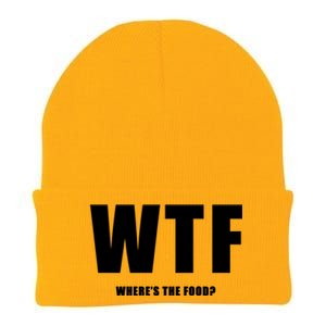 Wtf Wheres The Food Funny Joke Meaningful Gift Knit Cap Winter Beanie