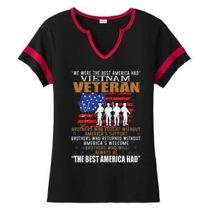 We Were The Best America Had Vietnam Veteran Brothers Who Ladies Halftime Notch Neck Tee