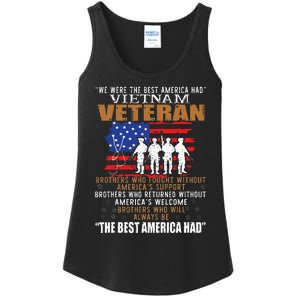 We Were The Best America Had Vietnam Veteran Brothers Who Ladies Essential Tank