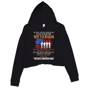 We Were The Best America Had Vietnam Veteran Brothers Who Crop Fleece Hoodie