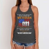 We Were The Best America Had Vietnam Veteran Brothers Who Women's Knotted Racerback Tank