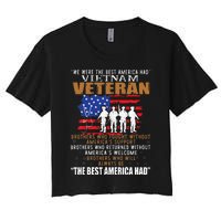 We Were The Best America Had Vietnam Veteran Brothers Who Women's Crop Top Tee