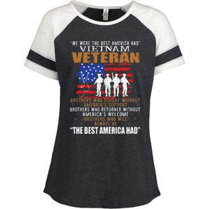 We Were The Best America Had Vietnam Veteran Brothers Who Enza Ladies Jersey Colorblock Tee