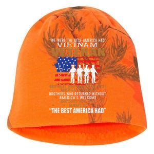 We Were The Best America Had Vietnam Veteran Brothers Who Kati - Camo Knit Beanie