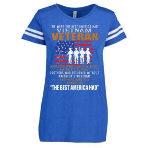 We Were The Best America Had Vietnam Veteran Brothers Who Enza Ladies Jersey Football T-Shirt