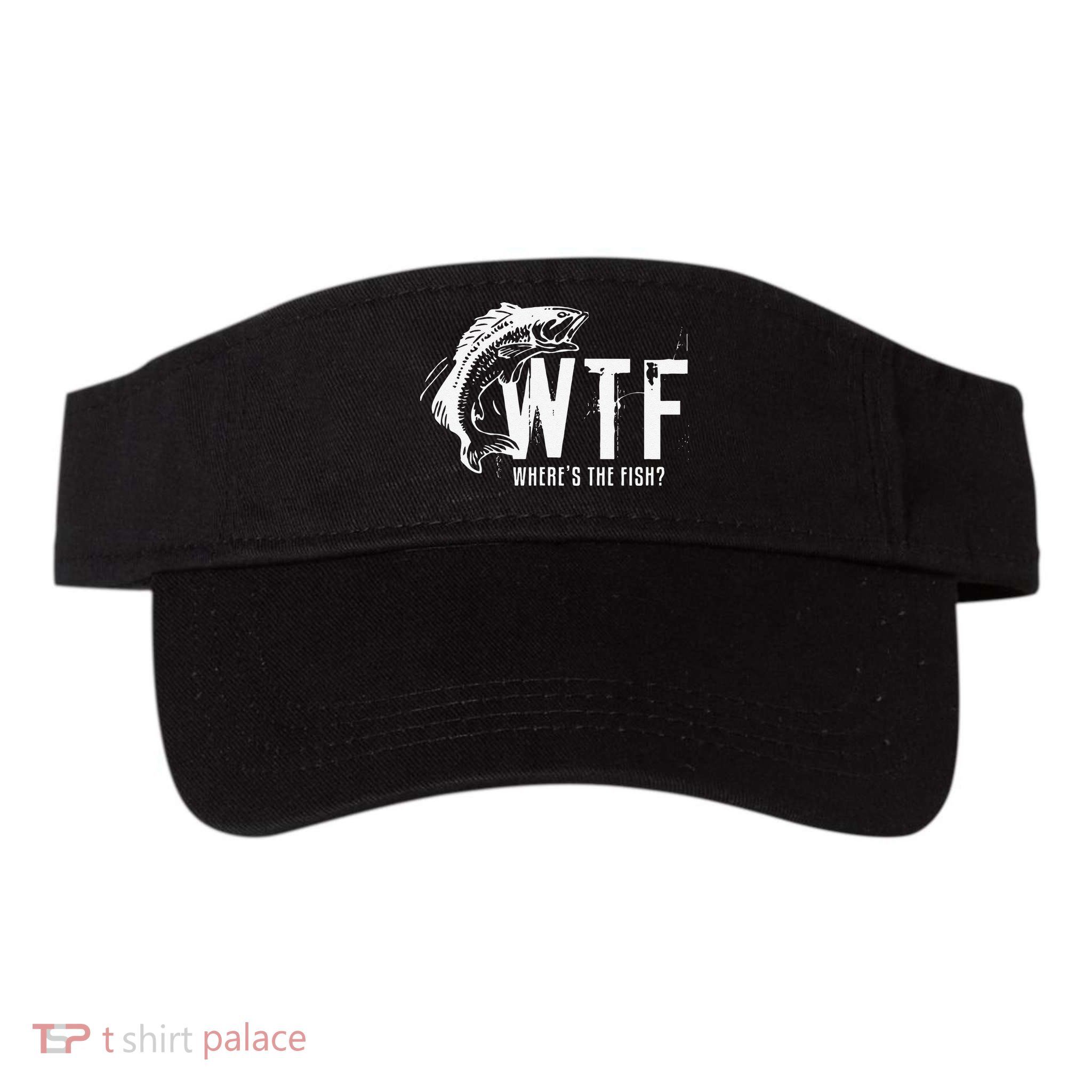 WTF Where's The Fish's Funny Fishing Visor