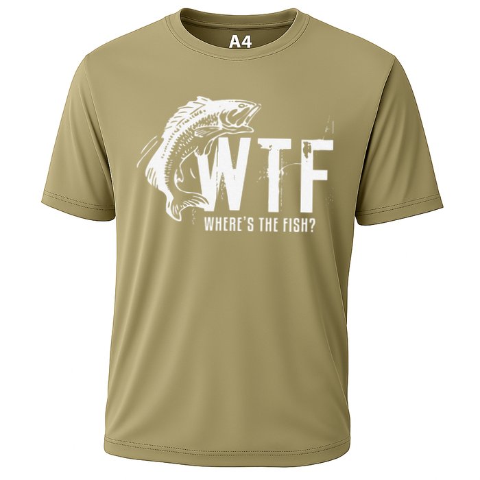 WTF Where's The Fish's Funny Fishing Performance Shirt