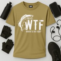 WTF Where's The Fish's Funny Fishing Performance Shirt