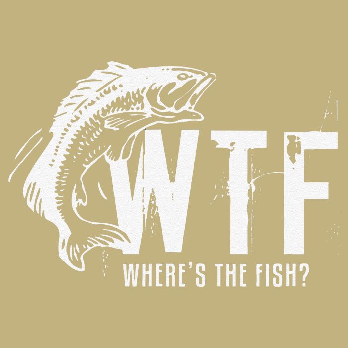WTF Where's The Fish's Funny Fishing Performance Shirt