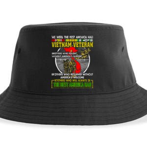 We Were The Best America Had Vietnam Veteran Brothers Sustainable Bucket Hat