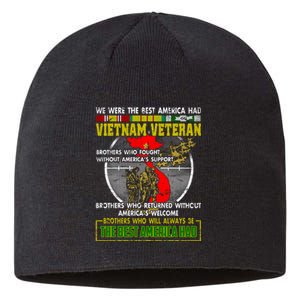 We Were The Best America Had Vietnam Veteran Brothers Sustainable Beanie