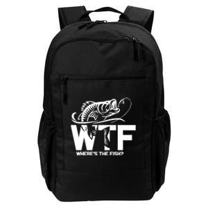 Wtf WhereS The Fish Funny Fishing Lover Gift Daily Commute Backpack