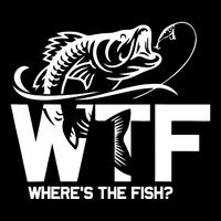 Wtf WhereS The Fish Funny Fishing Lover Gift Cooling Performance Long Sleeve Crew