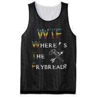 WTF Wheres The Frybread Native American Mesh Reversible Basketball Jersey Tank