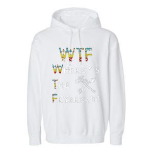 WTF Wheres The Frybread Native American Garment-Dyed Fleece Hoodie