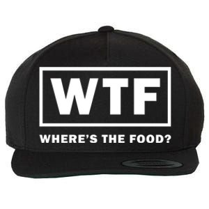 Wtf Wheres The Food Funny Thanksgiving Turkey Day Foodies Cute Gift Wool Snapback Cap