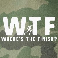 WTF Where's The Finish Funny Running Legacy Tie Dye Trucker Hat