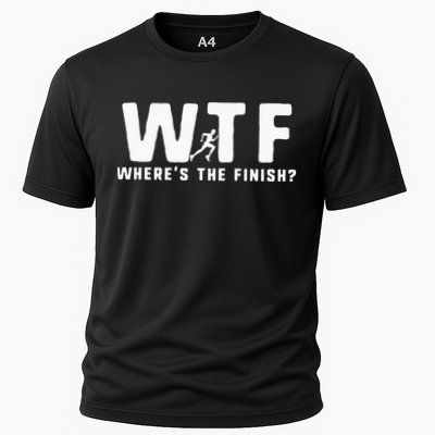 WTF Where's The Finish Funny Running Performance Shirt