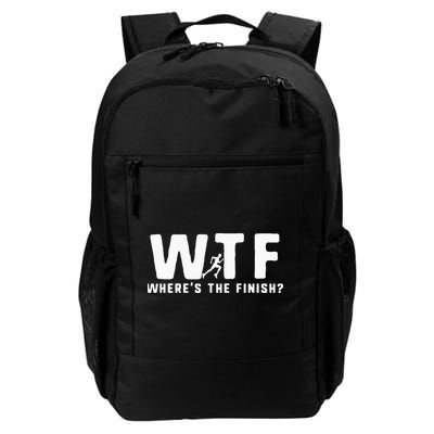 WTF Where's The Finish Funny Running Backpack