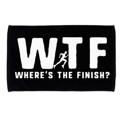 WTF Where's The Finish Funny Running Microfiber Hand Towel