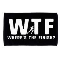 WTF Where's The Finish Funny Running Microfiber Hand Towel