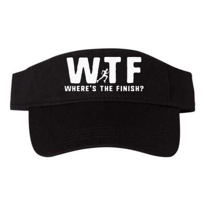 WTF Where's The Finish Funny Running Visor