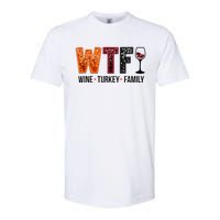 Wtf Wine Turkey Family Softstyle CVC T-Shirt