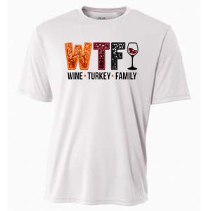 Wtf Wine Turkey Family Cooling Performance Crew T-Shirt